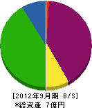 小松電工 貸借対照表 2012年9月期