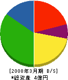 竹中工業所 貸借対照表 2008年3月期