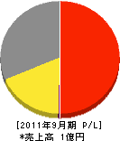 日本パイプクリーニング 損益計算書 2011年9月期