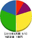 斎藤建設 貸借対照表 2010年4月期