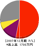 阿波村塗装 損益計算書 2007年12月期