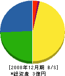 ＊松ガス 貸借対照表 2008年12月期