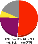 吉野矢電気商会 損益計算書 2007年12月期