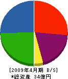 シモケン 貸借対照表 2009年4月期