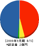 日昇ライナー 貸借対照表 2008年9月期