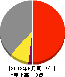 栃木ハウス 損益計算書 2012年6月期