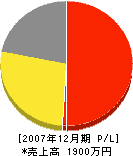 岡本土建 損益計算書 2007年12月期
