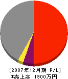 前田組 損益計算書 2007年12月期