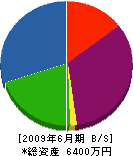 北斗イシヤマ 貸借対照表 2009年6月期