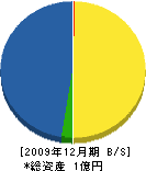 成田工務店 貸借対照表 2009年12月期