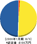 相之川工業 貸借対照表 2008年1月期