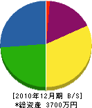 加藤塗装工業 貸借対照表 2010年12月期