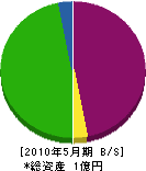 平江建設 貸借対照表 2010年5月期