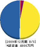 松花園 貸借対照表 2009年12月期