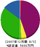 鈴木畳店 貸借対照表 2007年12月期