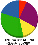 小笠原鉄工所 貸借対照表 2007年12月期
