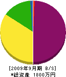 ハシヅメハウジング 貸借対照表 2009年9月期