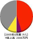 石澤工務店 損益計算書 2009年4月期