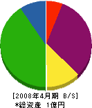 中田工務店 貸借対照表 2008年4月期