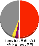 寺尾水道 損益計算書 2007年12月期