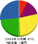 田代重機建設 貸借対照表 2009年10月期