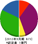 藤久 貸借対照表 2012年9月期