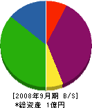 昭和工務店 貸借対照表 2008年9月期