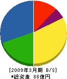 丸茂電機 貸借対照表 2009年3月期