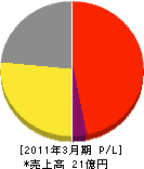 新日本技建 損益計算書 2011年3月期
