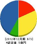 宮武電機 貸借対照表 2012年12月期