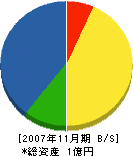 松岡組 貸借対照表 2007年11月期