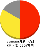 中村塗装店 損益計算書 2009年9月期