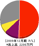 坂井田電気 損益計算書 2009年12月期
