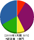 東九州テレビ情報開発 貸借対照表 2010年3月期