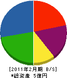 宮澤電池産業 貸借対照表 2011年2月期