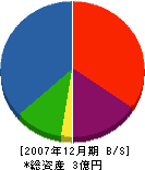 ヤマダホーム 貸借対照表 2007年12月期