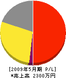 松井設備サービス 損益計算書 2009年5月期