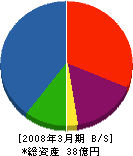森井電業 貸借対照表 2008年3月期