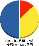富士屋 貸借対照表 2010年6月期