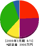 吉崎工業所 貸借対照表 2008年3月期