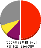 香川塗装 損益計算書 2007年12月期