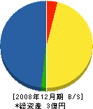 米田組 貸借対照表 2008年12月期