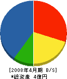 大福電設 貸借対照表 2008年4月期