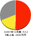 藤本工業 損益計算書 2007年12月期
