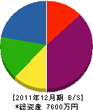 成田技建 貸借対照表 2011年12月期