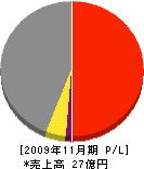 九州木材工業 損益計算書 2009年11月期