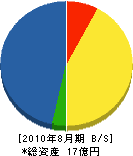 遠藤組 貸借対照表 2010年8月期