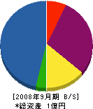 藤田建設 貸借対照表 2008年9月期