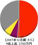 竹内建築 損益計算書 2007年12月期