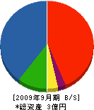日本工業 貸借対照表 2009年9月期
